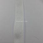 สายผ้า-ผ้ากุ๊น PP  ลายเวอร์จิ้น ขนาด 1 นิ้ว บรรจุ 1 เมตร สีขาว