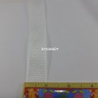 สายผ้า-ผ้ากุ๊น PP  ลายเวอร์จิ้น ขนาด 1 นิ้ว บรรจุ 50 เมตร สีขาว รูป 3