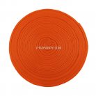 สายผ้า-ผ้ากุ๊น PP  ลายเวอร์จิ้น ขนาด 1 นิ้ว บรรจุ 50 เมตร สีส้ม