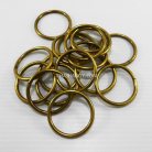 ห่วงเหล็กกลม ขนาด 1.5 นิ้ว บรรจุ 100 อัน สีทองรมดำ รูป 2