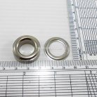 ตาไก่ เหล็ก ขนาด 13.8 mm (28) บรรจุ 10 ชุด สีนิเกิ้ล รูป 3