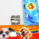 หัวเข็มขัดสี่เหลี่ยม โลหะ ขนาด 1 X1.1 cm  บรรจุ 100 อัน สีนิเกิ้ล รูป 2