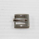 หัวเข็มขัดสี่เหลี่ยม โลหะ ขนาด 1 X1.1 cm  บรรจุ 100 อัน สีนิเกิ้ล รูป 3
