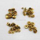 กระดุมแป๊กเหล็ก ขนาดหน้ากว้าง 10 mm (vt2) บรรจุ 10 ชุด สีทอง รูป 2