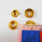 กระดุมแป๊กเหล็ก ขนาดหน้ากว้าง 15 mm (7N) บรรจุ 720 ชุด สีทอง รูป 3