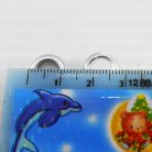 ตาไก่ อลูมิเนียม ขนาด 7.5 mm (20) บรรจุ 10 ชุด สีเงิน รูป 2