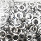 ตาไก่ อลูมิเนียม ขนาด 11 mm (25) บรรจุ 10 กุรุส (1440 ชุด) สีเงิน