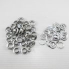 ตาไก่ อลูมิเนียม ขนาด 11 mm (25) บรรจุ 10 กุรุส (1440 ชุด) สีเงิน รูป 2