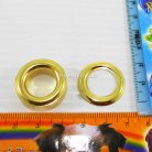 ตาไก่ เหล็ก ขนาด 13.8 mm (28) บรรจุ 100 ชุด สีทอง รูป 3