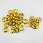 ตาไก่ เหล็ก ขนาด 13.8 mm (28) บรรจุ 2 กุรุส(288 ชุด) สีทอง รูป 2