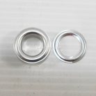 ตาไก่ อลูมิเนียม ขนาด 13.8 mm (28) บรรจุ 10 ชุด สีเงิน รูป 2