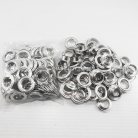 ตาไก่ อลูมิเนียม ขนาด 13.8 mm (28) บรรจุ 2 กุรุส(288 ชุด) สีเงิน รูป 2