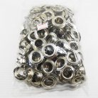 ตาไก่ เหล็ก ขนาด 16 mm (30) บรรจุ 100 ชุด สีนิเกิ้ล