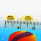 ตาไก่ เหล็ก ขนาด 5.7 mm (10) บรรจุ 100 ชุด สีทอง รูป 2