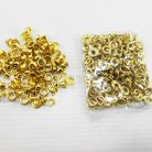 ตาไก่ เหล็ก ขนาด 5.7 mm (10) บรรจุ 5 กุรุส (720 ชุด) สีทอง