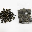 ตาไก่ เหล็ก ขนาด 5.7 mm (10) บรรจุ 5 กุรุส (720 ชุด) สีทองรมดำ