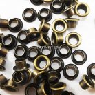 ตาไก่ เหล็ก ขนาด 5.7 mm (10) บรรจุ 10 กุรุส (1440 ชุด) สีทองรมดำ รูป 2