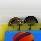 ตาไก่ เหล็ก ขนาด 8.7 mm (23) บรรจุ 100 ชุด สีทองรมดำ รูป 3