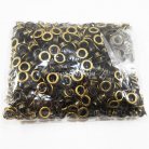 ตาไก่ เหล็ก ขนาด 8.7 mm (23) บรรจุ 10 กุรุส สีทองรมดำ