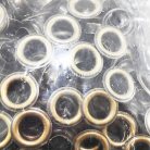ตาไก่ เหล็ก ขนาด 11 mm (25) บรรจุ 5 กุรุส (720 ชุด) สีทองรมดำ รูป 2