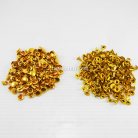 ตะปูย้ำหน้าเดียว หน้ากว้าง 8 มิล ขนาดขายาว 8 mm  บรรจุ 100 ชุด สีทอง