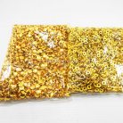 ตะปูย้ำหน้าเดียว หน้ากว้าง 8 มิล ขนาดขายาว 8 mm  บรรจุ 2000 ชุด สีทอง