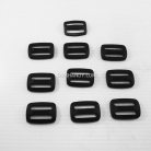 ตัวปรับสายพลาสติก 2 ช่อง ขนาด 1 นิ้ว บรรจุ 100 อัน สีดำ รูป 2