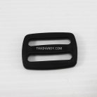 ตัวปรับสายพลาสติก 2 ช่อง ขนาด 1.2 นิ้ว บรรจุ 10 อัน สีดำ รูป 2