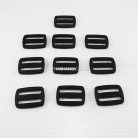 ตัวปรับสายพลาสติก 2 ช่อง ขนาด 1.2 นิ้ว บรรจุ 1000 อัน สีดำ รูป 2