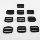 ตัวปรับสายพลาสติก 2 ช่อง ขนาด 1.5 นิ้ว บรรจุ 1000 อัน สีดำ รูป 2