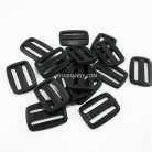 ตัวปรับสายพลาสติก 2 ช่อง ขนาด 1.5 นิ้ว บรรจุ 100 อัน สีดำ รูป 2