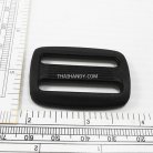 ตัวปรับสายพลาสติก 2 ช่อง ขนาด 1.5 นิ้ว บรรจุ 100 อัน สีดำ รูป 3