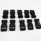 ตัวล็อคสายก้ามปูสี่เหลี่ยม พลาสติก ขนาด 3/4 นิ้ว (6 หุน) บรรจุ 1000 อัน สีดำ รูป 2