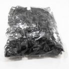 ตัวล็อคสายก้ามปูสี่เหลี่ยม พลาสติก ขนาด 3/4 นิ้ว (6 หุน) บรรจุ 100 อัน สีดำ