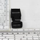 ตัวล็อคสายก้ามปูสี่เหลี่ยม พลาสติก ขนาด 3/4 นิ้ว (6 หุน) บรรจุ 100 อัน สีดำ รูป 3