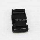 ตัวล็อคสายก้ามปูสี่เหลี่ยม พลาสติก ขนาด 1 นิ้วยกกระสอบแบบแข็ง บรรจุ 1000อัน สีดำ