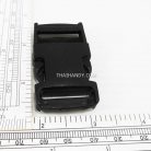 ตัวล็อคสายก้ามปูสี่เหลี่ยม พลาสติก ขนาด 1 นิ้ว บรรจุ 100 อัน สีดำ รูป 2