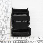 ตัวล็อคสายก้ามปูสี่เหลี่ยม พลาสติก ขนาด 1.2 นิ้ว บรรจุ 100 อัน สีดำ รูป 2