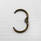 ห่วงสปริงกลม ขนาด 15 mm  บรรจุ 100 อัน สีทองรมดำ รูป 3