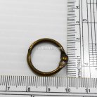 ห่วงสปริงกลม ขนาด 15 mm  บรรจุ 200 อัน สีทองรมดำ รูป 2