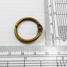 ห่วงสปริงกลม ขนาด 19 mm  บรรจุ 200 อัน สีทองรมดำ รูป 2