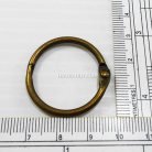 ห่วงสปริงกลม ขนาด 25 mm  บรรจุ 100 อัน สีทองรมดำ รูป 2