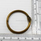 ห่วงสปริงกลม ขนาด 32 mm  บรรจุ 100 อัน สีทองรมดำ รูป 2