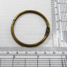 ห่วงสปริงกลม ขนาด 38 mm  บรรจุ 10 อัน สีทองรมดำ รูป 2