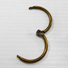 ห่วงสปริงกลม ขนาด 38 mm  บรรจุ 10 อัน สีทองรมดำ รูป 3