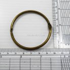 ห่วงสปริงกลม ขนาด 51 mm  บรรจุ 50 อัน สีทองรมดำ รูป 2