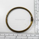 ห่วงสปริงกลม ขนาด 64 mm  บรรจุ 100 อัน สีทองรมดำ รูป 2