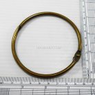 ห่วงสปริงกลม ขนาด 76 mm  บรรจุ 10 อัน สีทองรมดำ รูป 2
