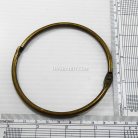 ห่วงสปริงกลม ขนาด 90 mm  บรรจุ 1 อัน สีทองรมดำ รูป 2