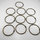ห่วงสปริงกลม ขนาด 90 mm  บรรจุ 10 อัน สีทองรมดำ